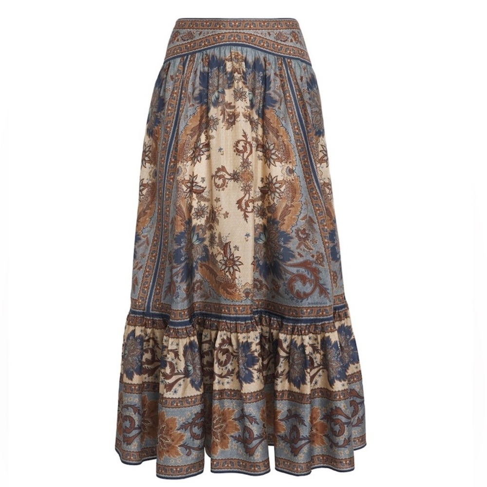 Zimmermann Ascension silk midi skirt - Picture 3 of 10